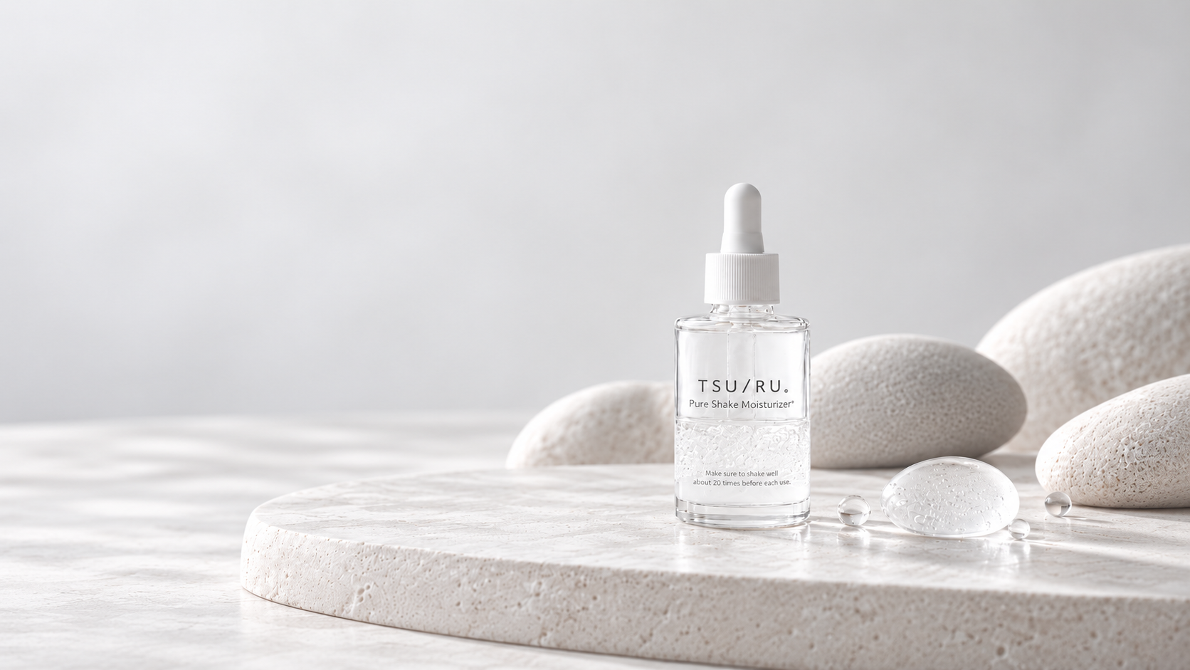 TSU/RU Pure Shake Moisturizer キービジュアル
